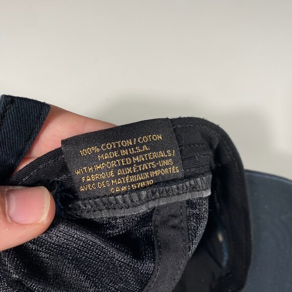 Octobers Very Own 100% Cotton 6-Panel Strapback Classic Logo Hat Black men's OS - Picture 5 of 8